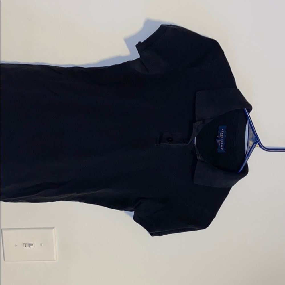 Black Aeropostale polo shirt